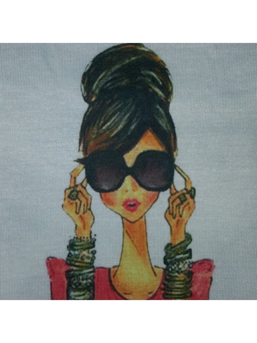 Sold {Lady in Red Fashion Tee} - Picture 2 of 3